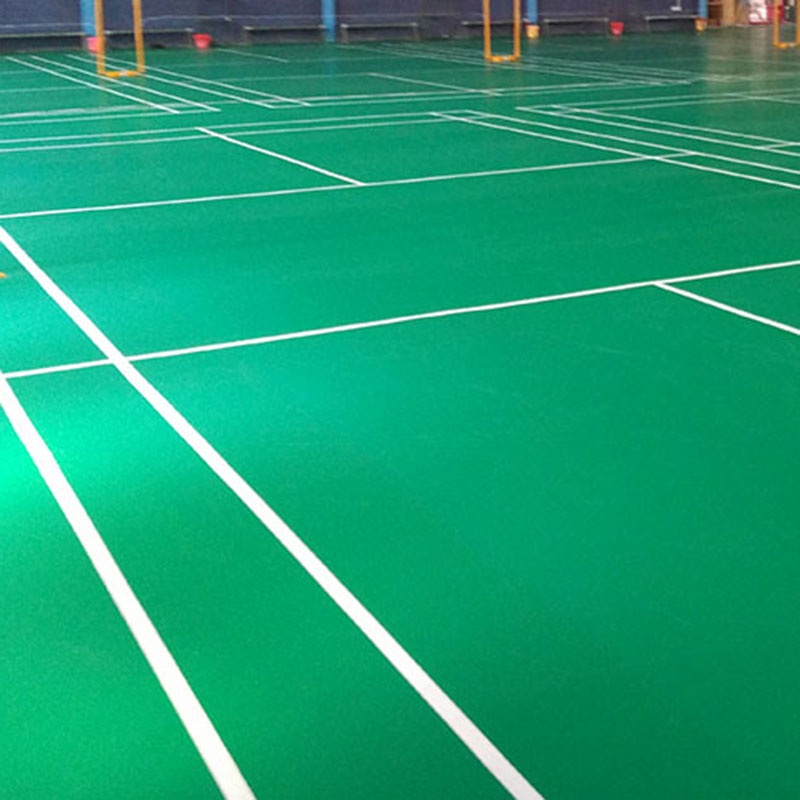 pvc羽毛球地板施工 羽毛球pvc地膠標準場地施工廠家價格 環保耐用款