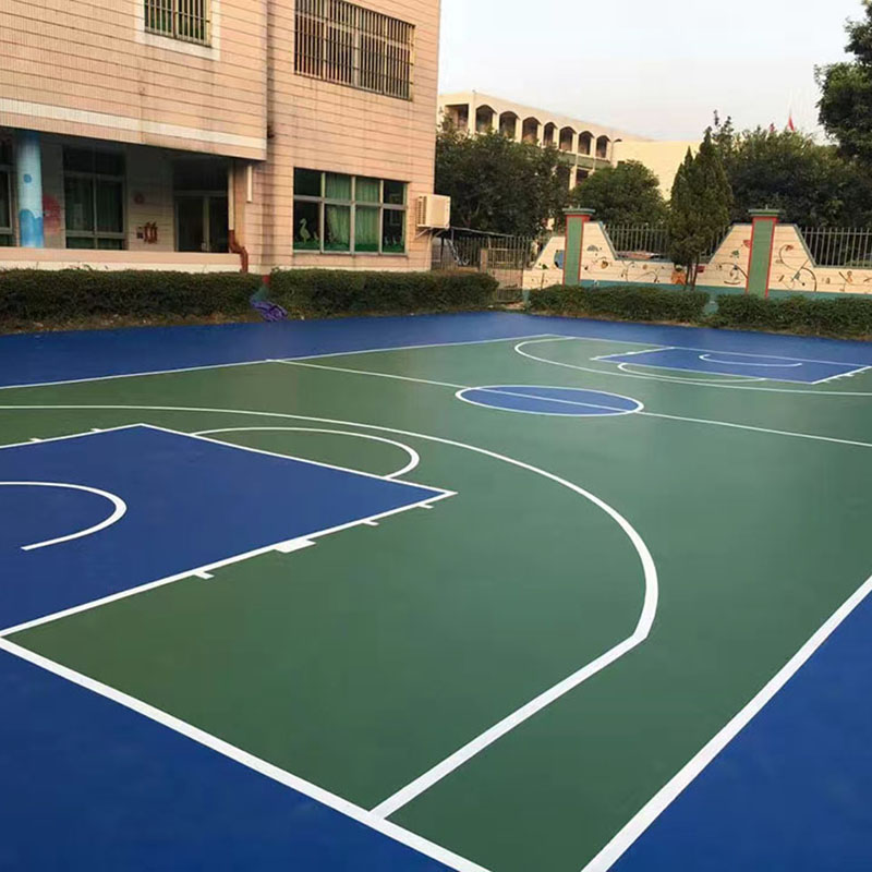 籃球場建設廠家，新國標籃球場施工建設標準