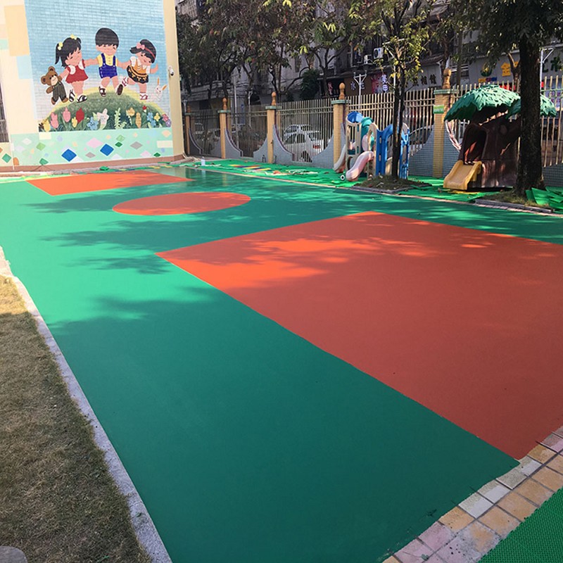 惠城幼兒園塑膠地板 幼兒園epdm顆?；@球場